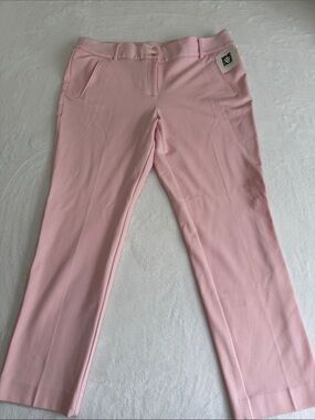 New Anne Klein Blush Pink Tailored Trousers